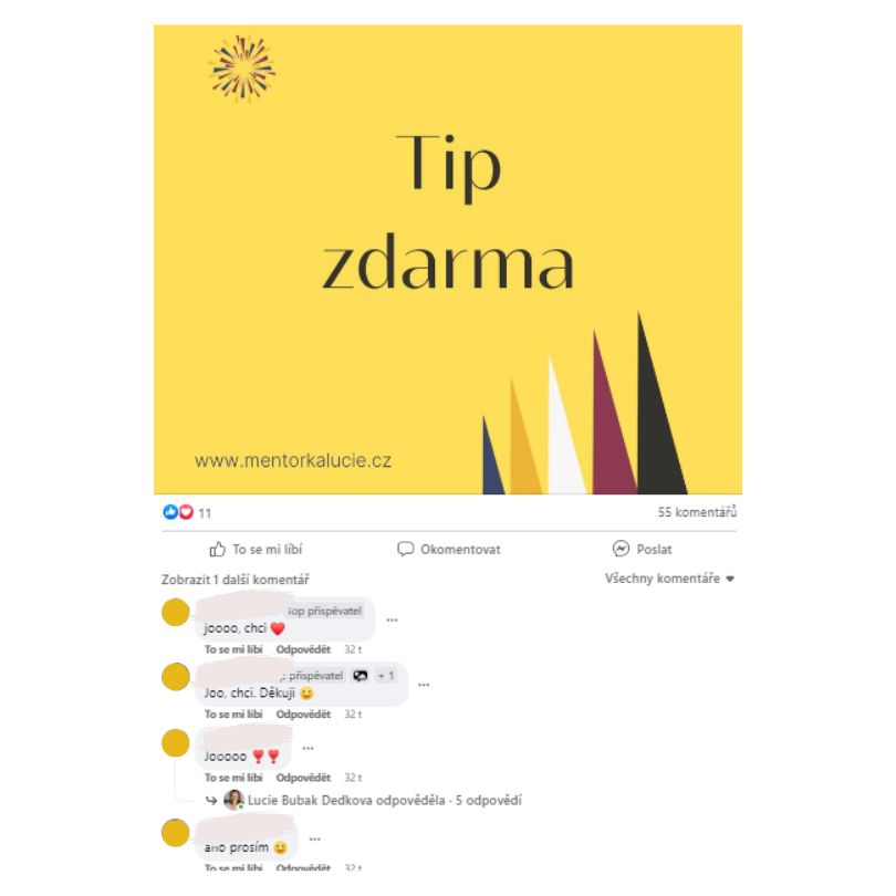 Byznysové jednohubky - Lucie Dědková - Rozdávání tipů zdarma