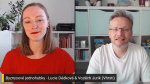 Byznysové jednohubky: Lucie Dědková a Vojtěch Jurík alias Vhrsti: Dělejte si radost a ukazujte svým klientům, co jim chcete prodávat